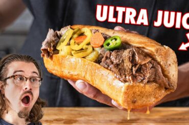 The Greatest Roast Beef Sandwich Ever (Italian Beef)