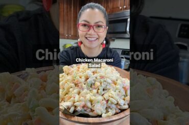 The Best Chicken Macaroni Salad Recipe #shorts #filipinofood