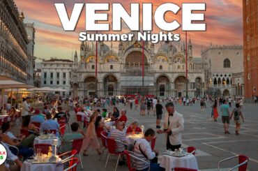 Venice, Italy Evening Walk - 4K 60fps - with Captions