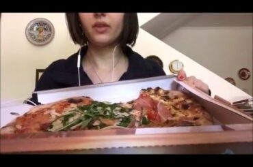 ASMR Eating Pizza (from Italy)