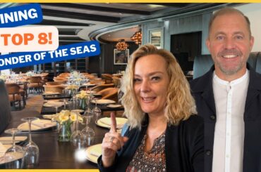 Wonder of the Seas Dining Highlights HITS and MISSES