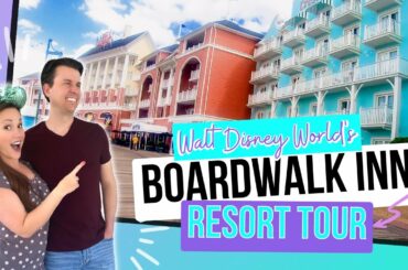Disney's Boardwalk Inn Resort Tour (Room, Dining, & Pools)