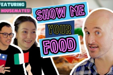 REAL ENGLISH conversation and REAL ITALIAN Pizza! - Show Me Your Food!