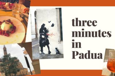 eating around Padua in 3 minutes | Padua travel vlog 2022