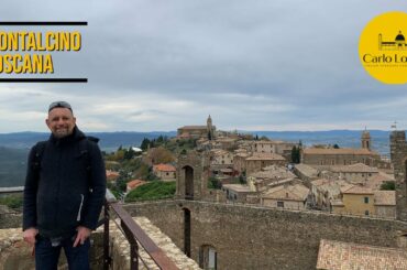 Montalcino Toscana Italy a walking tour