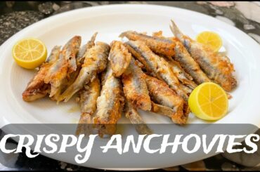 ACCIUGHE FRITTE INFARINATE how to fry anchovies the Italian way - perfect antipasto
