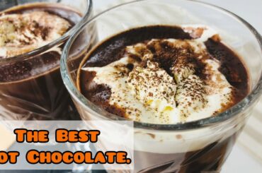 Hot chocolate recipe.|Italian Hot Chocolate.||Only 5 minutes! homemade hot chocolate.|#hotchocolate