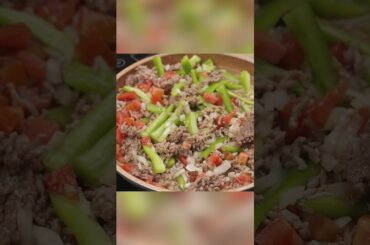 Potato cake with ground beef recipe easy and tasty! #shorts