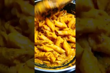 Red bell pepper pasta #shorts #pasta #food