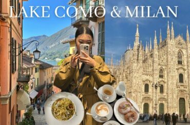 What to do in LAKE COMO/MILAN for 3 Days | Italy Travel Vlog