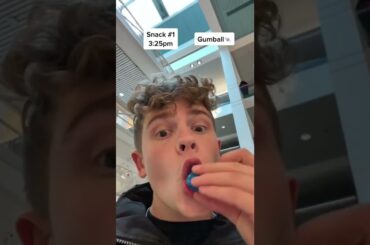 Only eating foods from vending machines for 24 hours! #shorts #food #challenge