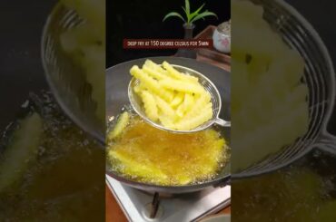 EASY WOLF TOOTH POTATO RECIPE #recipe #chinesefood #potato #snack #spicyfood #cooking #shorts