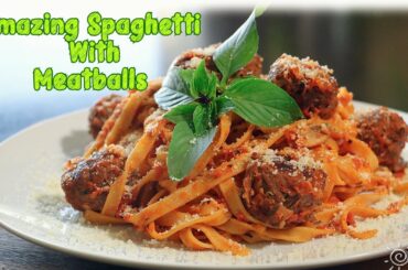 How to make professional spaghetti bolognese with meatballs (Italian style)