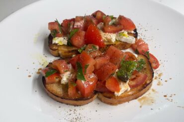 Thoughts on the bruschetta I made?