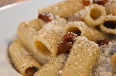 The Best Use For Romano Cheese? Gricia Pasta!!!!! :) Amazing recipe from my Italian grandma. With this recipe she is always with me.
