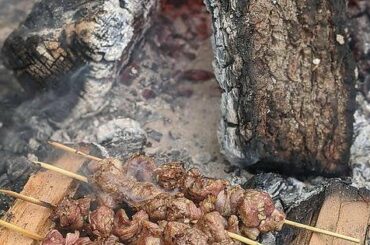 Always a fun way to celebrate one of my favorite Abruzzese recipes, Arrosticini! Lamb, Salt, Pepper & Flame