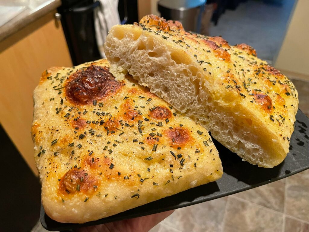 Sourdough Garlic Rosemary Focaccia!