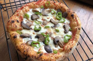 Sourdough mushrooms and peppers !!!