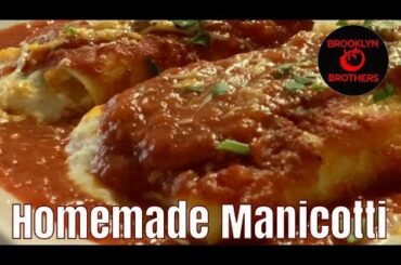 How Our Italian Grandma Makes Manicotti I Very Easy Manicotti Recipe