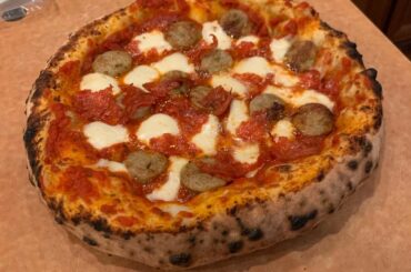 First pizza out of the Ooni that I’m proud of. Can’t believe I made this at home!