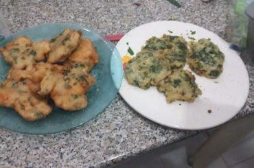 Frittelle di spinaci. Facili, saporite e (relativamente) salutari :)