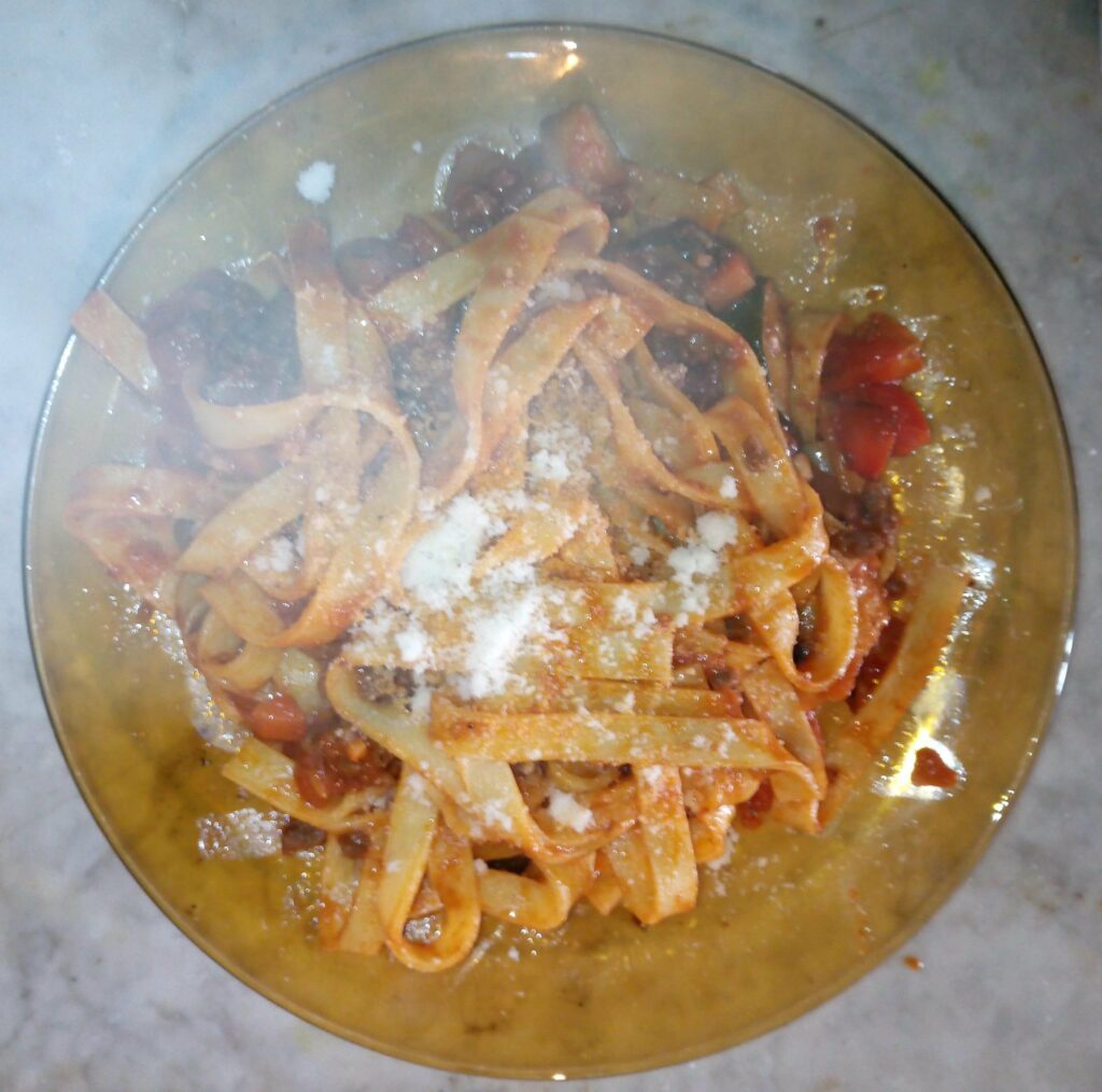 Tagliatelle alla bolognese