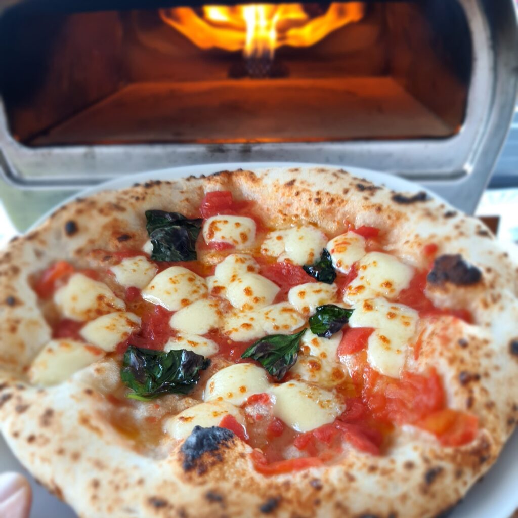 Margherita made with Caputo Saccorosso and Pizzeria