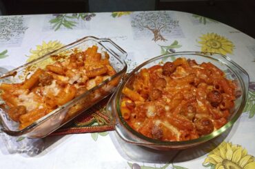 Pasta al forno Calabrese (pasta china)