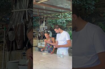 Kneading Pizza Dough - Pizza and Gelato Cooking Class at a Tuscany Farmhouse from Florence, Italy