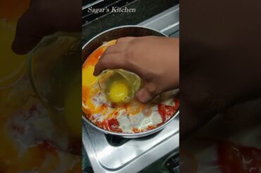 Tomato Egg Cheese 3 Combination Great Recipe #youtubeshorts #shorts #viralshorts #shakshukarecipe