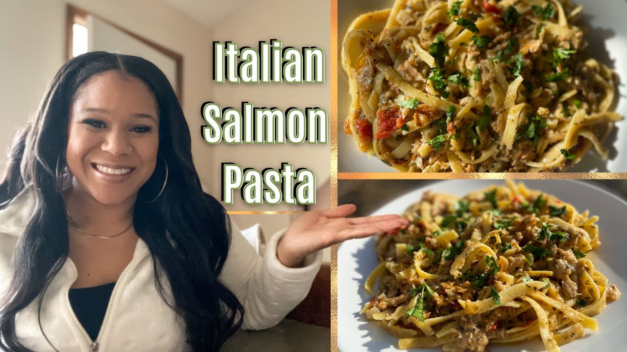 ITALIAN SALMON PASTA | What I made for our Christmas dinner! | Holiday meals | Dinner recipes ITALIAN SALMON PASTA | What I made for our Christmas dinner! | Holiday meals | Dinner recipes