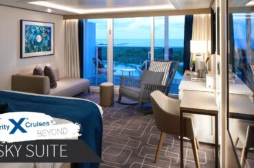 Celebrity Beyond | Sky Suite Full Walkthrough Tour & Review 4K | Celebrity Cruises
