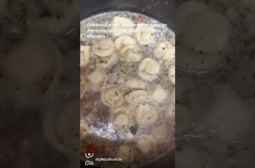 #Shorts Tortellini And Chicken in Brodo Best Hangover Food