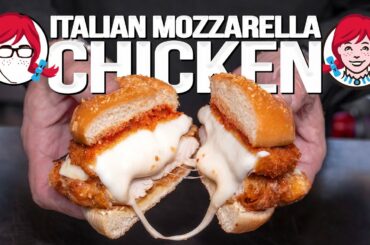 THE WENDY'S ITALIAN MOZZARELLA CHICKEN (JUST HOMEMADE & WAY BETTER) | SAM THE COOKING GUY