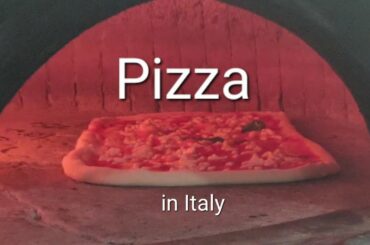 Cooking pizza in Italy