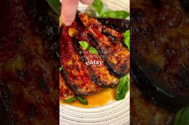 Subscribe to the channel for more DELICIOUS RECIPES like this STUFFED ROASTED AUBERGINE #shorts #eat