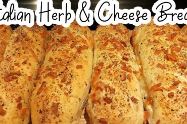 How To Make SUBWAY Style Italian Herb & Cheese Bread