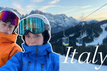 Travel vlog | ski trip in Italy!!