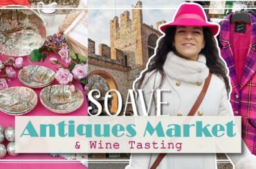 Amazing VINTAGE MARKET in Soave ITALY | Looking for Vintage Fashion and Home Decor + Haul