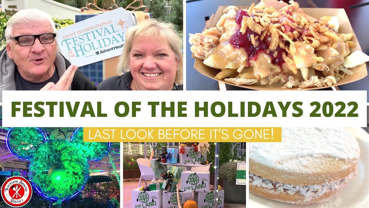 LAST Look at Disney's EPCOT Festival of the Holidays 2022 | Holiday Overlays, Food and Decorations LAST Look at Disney's EPCOT Festival of the Holidays 2022 | Holiday Overlays, Food and Decorations
