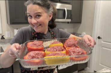 My NEW Kitchen!!!  I'm so EXCITED to cook with YOU! My special Italian Stuffed Peppers and MORE!