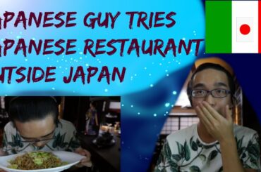 Japanese Guy Tries a Japanese Restaurant in Italy | Vegan Menu | + Music Park in Cagliari (Vlog)