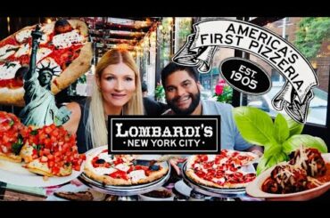 Eating at the oldest Pizzeria in America! New York City’s Lombardi’s Pizza NYC - Little Italy 2022