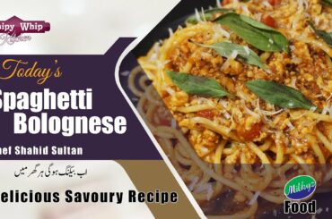 Spaghetti Bolognese | Special Cuisine of Italy by Chef Shahid| Milkyz food Recipes