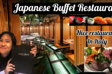 All You Can Eat BUFFET Restaurant in Italy (Pavia) | Japanese Buffet in Italy