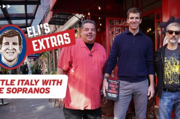 Michael Imperioli & Steve Schirripa of The Sopranos Teach Eli Manning How to "Eat Italian”