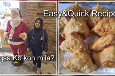 Easy and Quick Samosa Recipe | New Subscriber?? Vlogs in italy