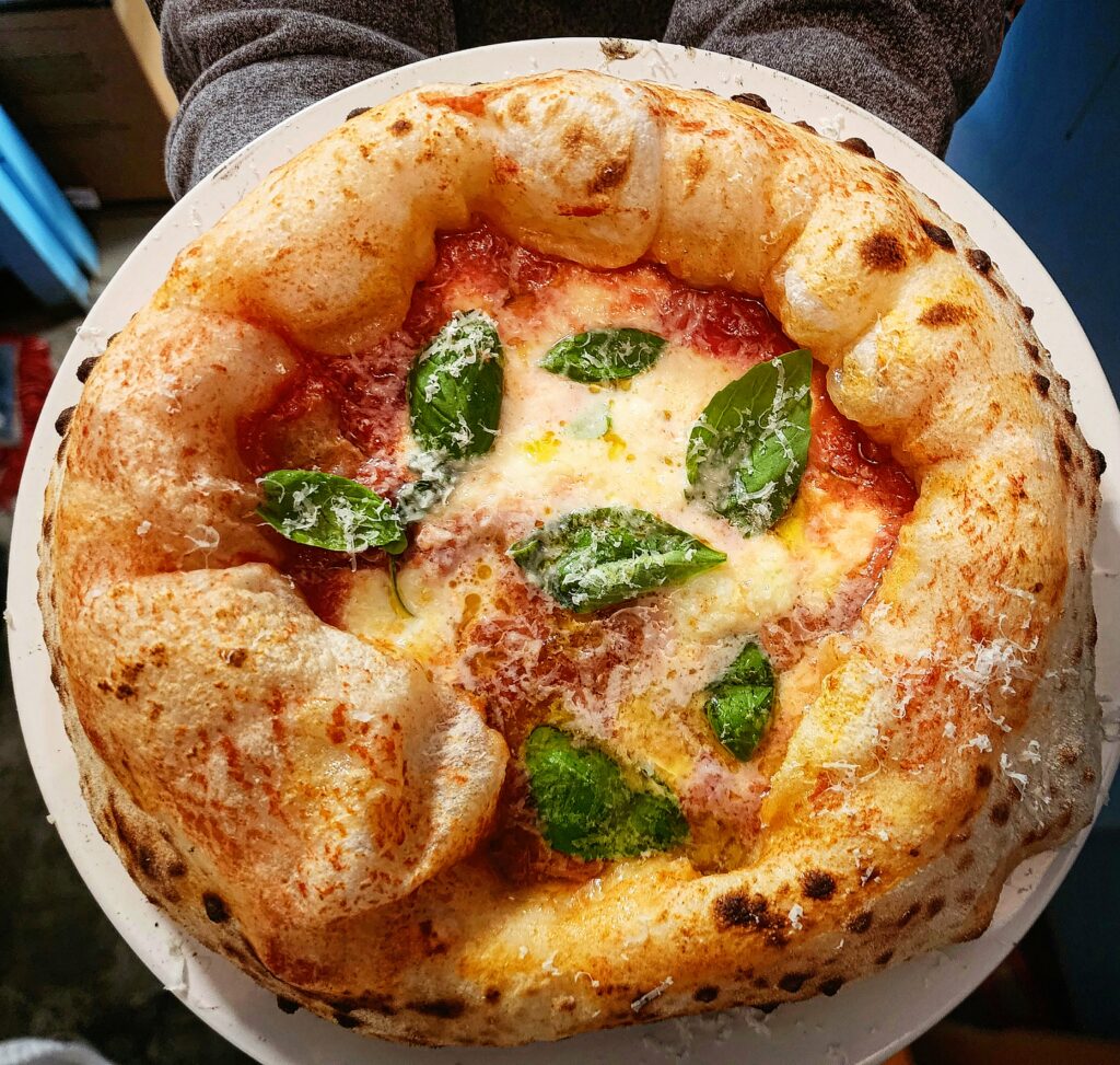 80% hydration, 80 hours of fermentation, 100% naturally leavened