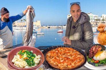 UNSEEN Street Food in Italy - NEXT LEVEL ITALIAN BREAKFAST + Italian street food tour in Bari, Italy