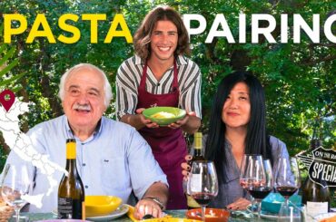 Italian pasta - food and wine pairing at home with Professore Scienza! (SUBTITLES INCLUDED)